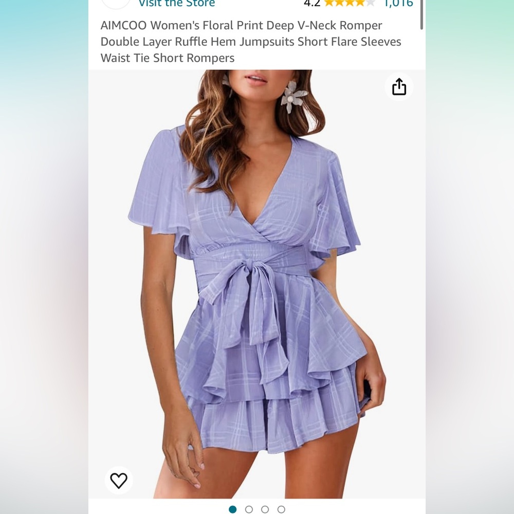 Blue romper